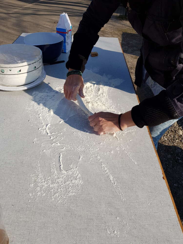 Kochen bei eisigen Temperaturen