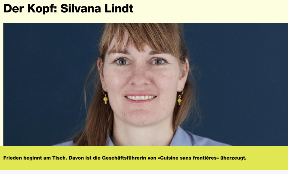 Die Stadt Zürich porträtiert Silvana Lindt