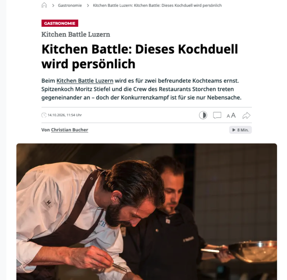 Kitchen Battle: Dieses Kochduell wird persönlich