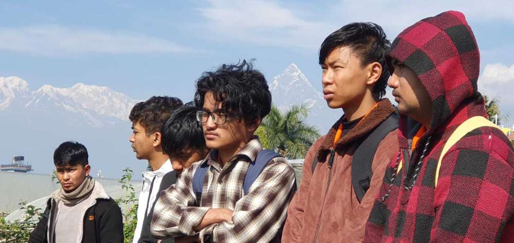 Der Kurs in Nepal beginnt