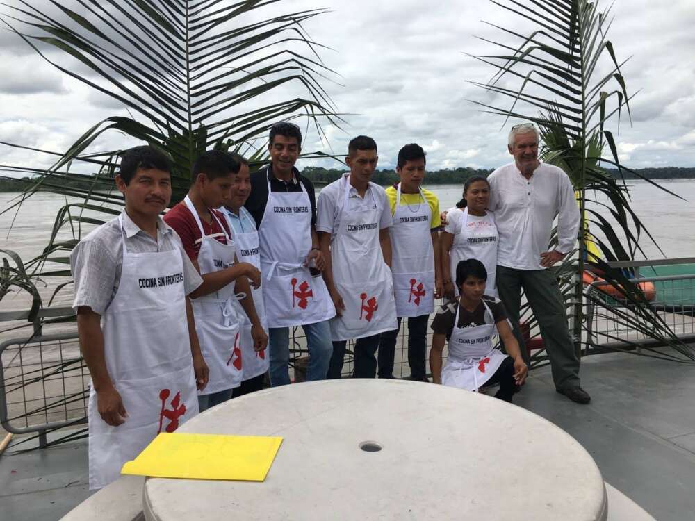 Erster Kurs auf dem Rio Napo 