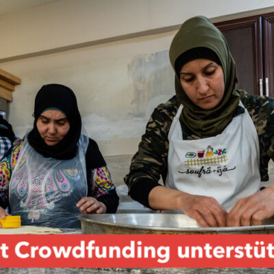 Crowdfunding für die Soufra Cafeteria