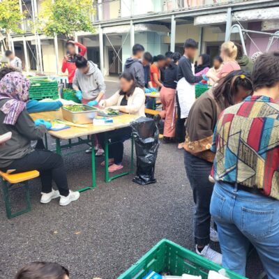 Switzerland, Cooking at Federal Asylum Center