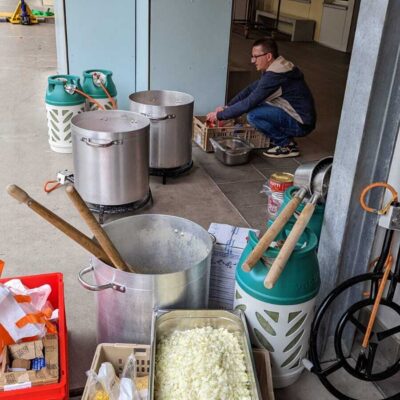 Switzerland, Cooking at Federal Asylum Center